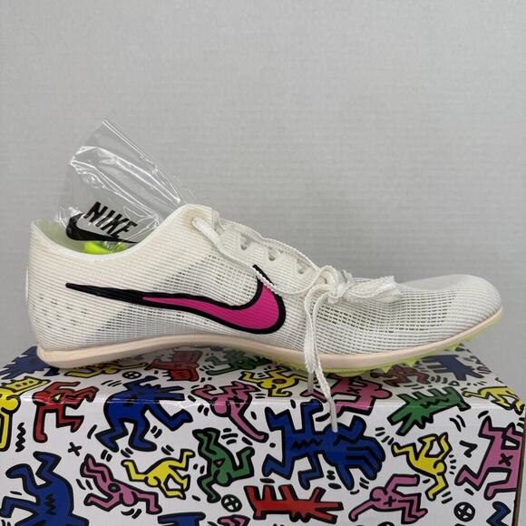 NEW Nike Men's Zoom Mamba 6 Sail Pink Track & Field Spikes DR2733-101 Size 10.5 - Picture 2 of 10
